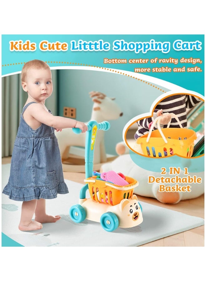 DAT Bear Cart Toy – 2-in-1 Shopping Cart with Removable Basket & 25 Pieces Tools for Kids – Fun & Interactive Engineering Toy (Ages 3+) - Image 3